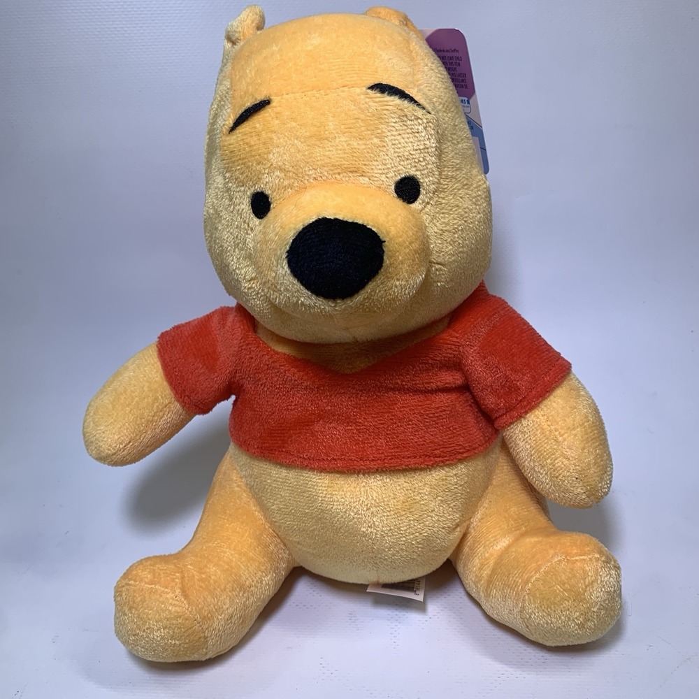 Winnie The Pooh Disney Pooh Bear Plush Soft 10" New NWT Just Play Toy
